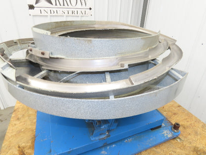 Vibratory Parts Feeder Bowl 24" Stainless Bowl 120V 1-3/8" Discharge