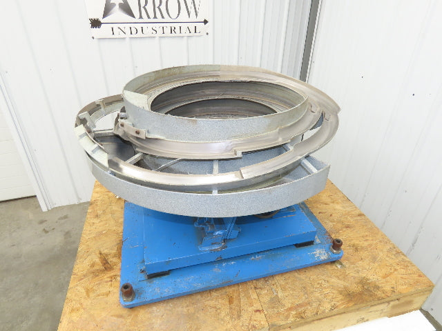 Vibratory Parts Feeder Bowl 24" Stainless Bowl 120V 1-3/8" Discharge