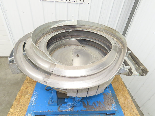 Vibratory Parts Feeder Bowl 24" Stainless Bowl 120V 1-3/8" Discharge