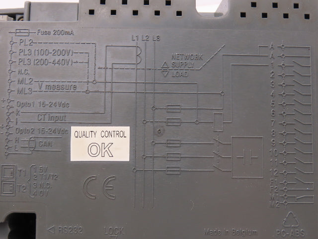 ABB RVT6-1/5A Power Factor Controller Programmable Protection Thresholds