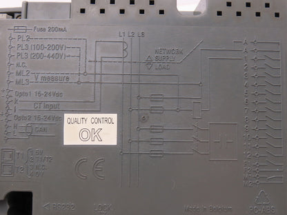 ABB RVT6-1/5A Power Factor Controller Programmable Protection Thresholds
