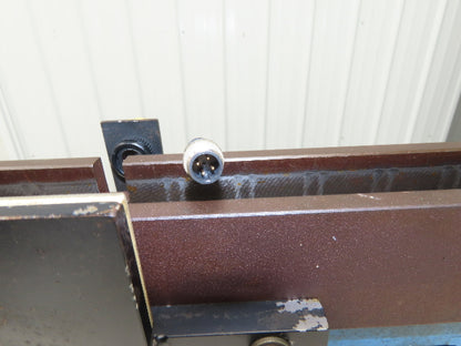 Vibratory Linear Parts Feeder 33-1/2" Long 120 Volt Coil 1-1/4" Wide Guild Rail