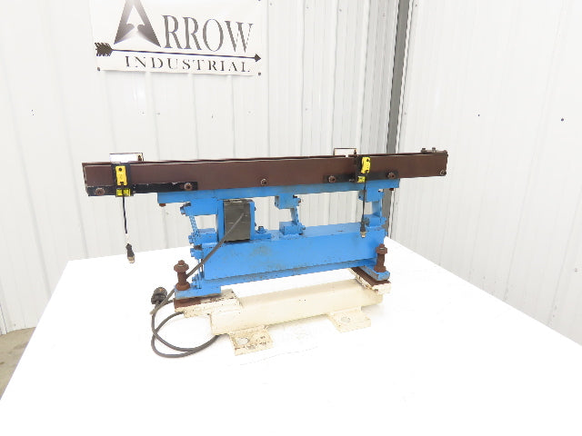 Vibratory Linear Parts Feeder 33-1/2" Long 120 Volt Coil 1-1/4" Wide Guild Rail