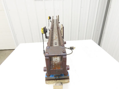 Vibratory Linear Parts Feeder 33-1/2" Long 120 Volt Coil 1-1/4" Wide Guild Rail