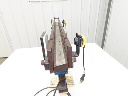 Vibratory Linear Parts Feeder 33-1/2" Long 120 Volt Coil 1-1/4" Wide Guild Rail