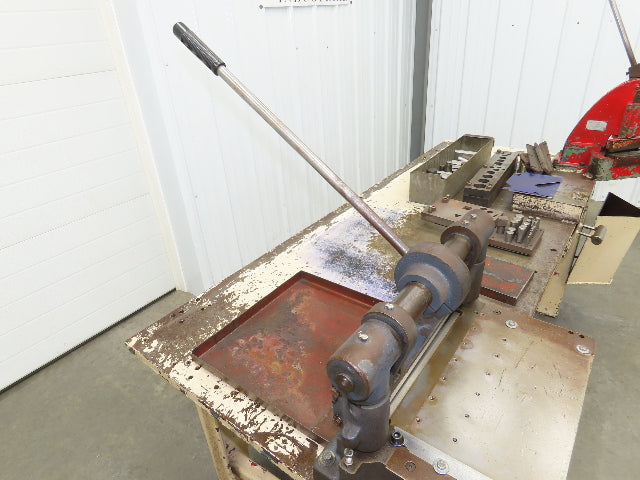 Tinsmith Fabrication Welding Layout Table Work Bench Di-Acro Notcher 12" Shear