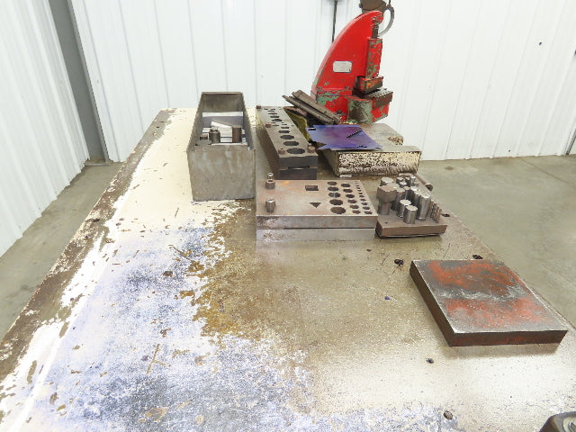 Tinsmith Fabrication Welding Layout Table Work Bench Di-Acro Notcher 12" Shear