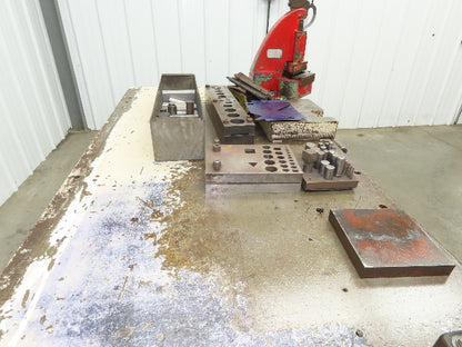 Tinsmith Fabrication Welding Layout Table Work Bench Di-Acro Notcher 12" Shear