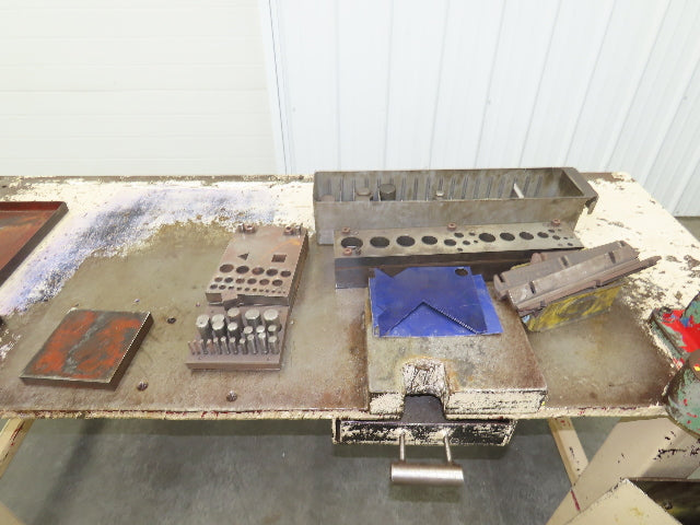 Tinsmith Fabrication Welding Layout Table Work Bench Di-Acro Notcher 12" Shear
