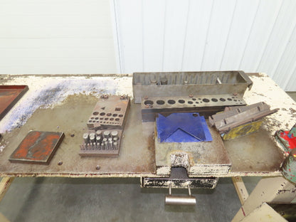 Tinsmith Fabrication Welding Layout Table Work Bench Di-Acro Notcher 12" Shear