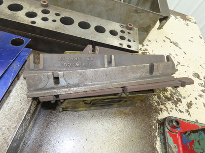 Tinsmith Fabrication Welding Layout Table Work Bench Di-Acro Notcher 12" Shear