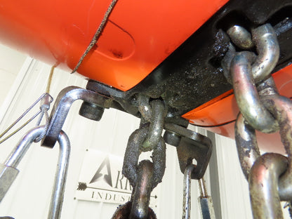 CM Lodestar Model RRS 2 Ton 4000lb Electric Chain Hoist 21' Lift 16 FPM 3PH 480V