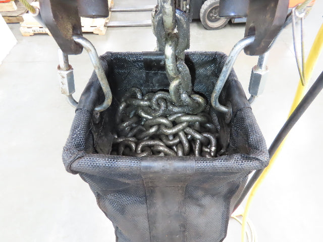 CM Lodestar Model RRS 2 Ton 4000lb Electric Chain Hoist 21' Lift 16 FPM 3PH 480V