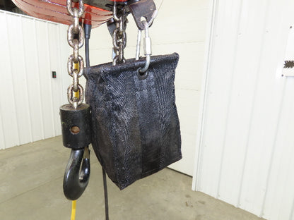 CM Lodestar Model RRS 2 Ton 4000lb Electric Chain Hoist 22' Lift 16 FPM 3PH 480V