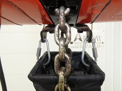 CM Lodestar Model RRS 2 Ton 4000lb Electric Chain Hoist 22' Lift 16 FPM 3PH 480V