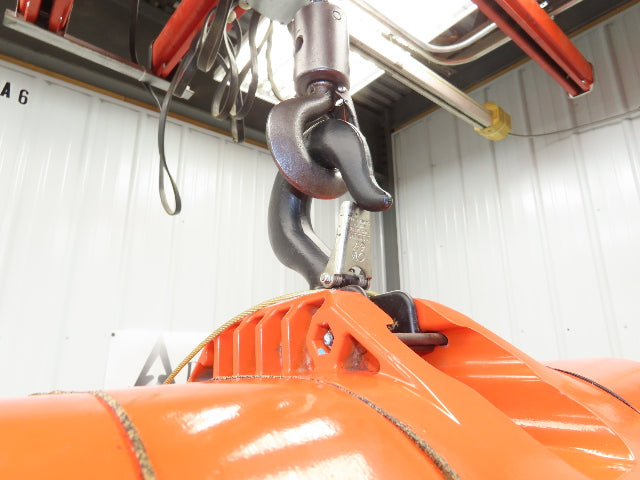 CM Lodestar Model RRS 2 Ton 4000lb Electric Chain Hoist 22' Lift 16 FPM 3PH 480V