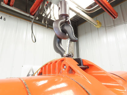 CM Lodestar Model RRS 2 Ton 4000lb Electric Chain Hoist 22' Lift 16 FPM 3PH 480V