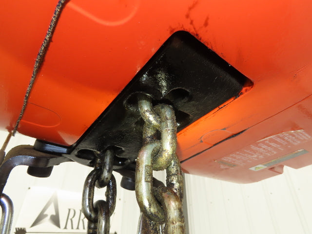 CM Lodestar Model RRS 2 Ton 4000lb Electric Chain Hoist 22' Lift 16 FPM 3PH 480V