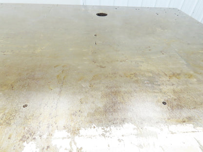 Vintage Steel Welding Layout Table 96x48" Cast Iron 1-1/4" Thick Top 38-1/2" H