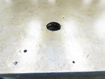 Vintage Steel Welding Layout Table 96x48" Cast Iron 1-1/4" Thick Top 38-1/2" H