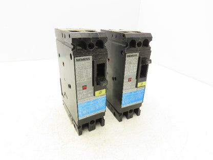Siemens ED42B030 SENTRON 30A Circuit Breaker 480V 2-Pole Lot Of 2