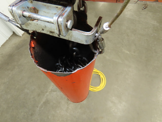 CM Lodestar Model L 1 Ton 2000lb Electric Chain Hoist 25' Lift 16 FPM 3PH 480V