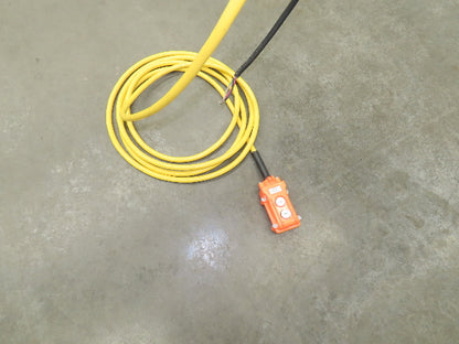 CM Lodestar Model L 1 Ton 2000lb Electric Chain Hoist 25' Lift 16 FPM 3PH 480V