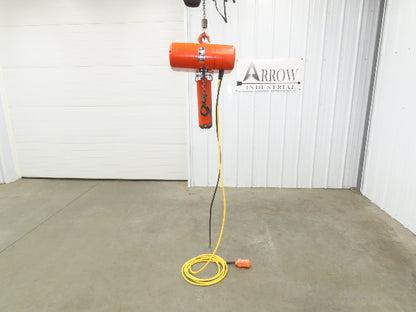 CM Lodestar Model L 1 Ton 2000lb Electric Chain Hoist 25' Lift 16 FPM 3PH 480V