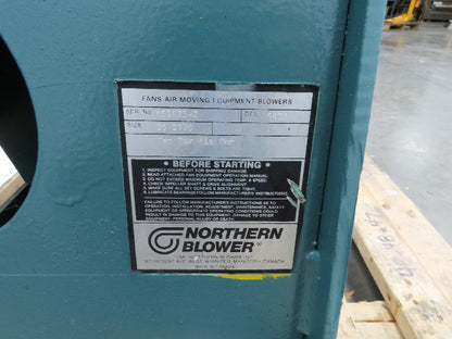 Northern 6420 Centrifugal RB Pressure Blower Fan 30" Radial Blade 8" In Out