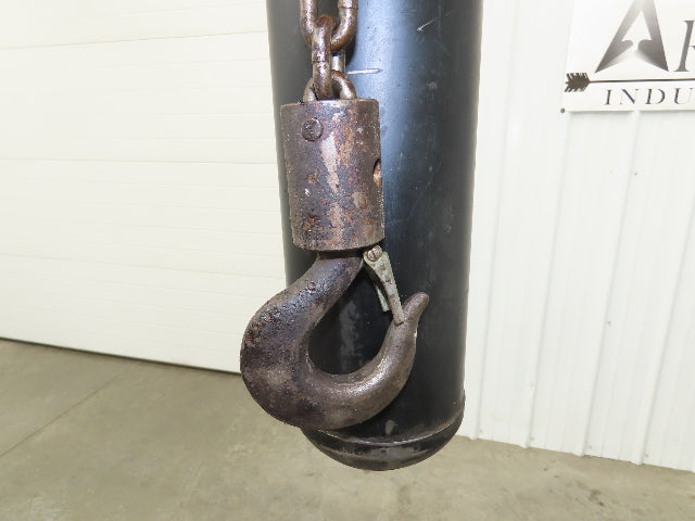 CM Lodestar Model J 1/2 Ton 1000lb Electric Chain Hoist 21' Lift 32 FPM 1PH 110V