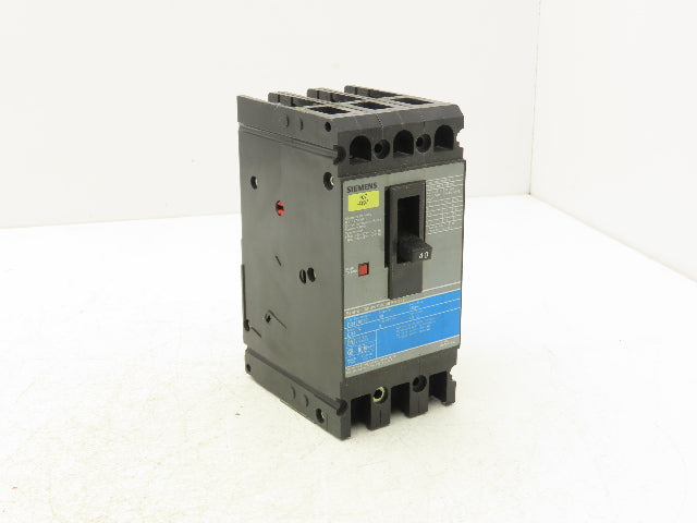 Siemens ED43B040 SENTRON 40A Circuit Breaker 480V 3-Pole