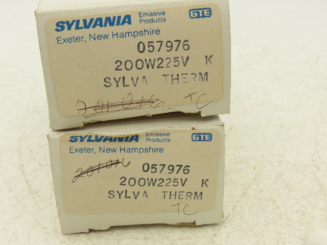 Sylvania Sylva-Therm 057976 Ceramic Infrared Panel Heater 200W 230V  Lot of 3