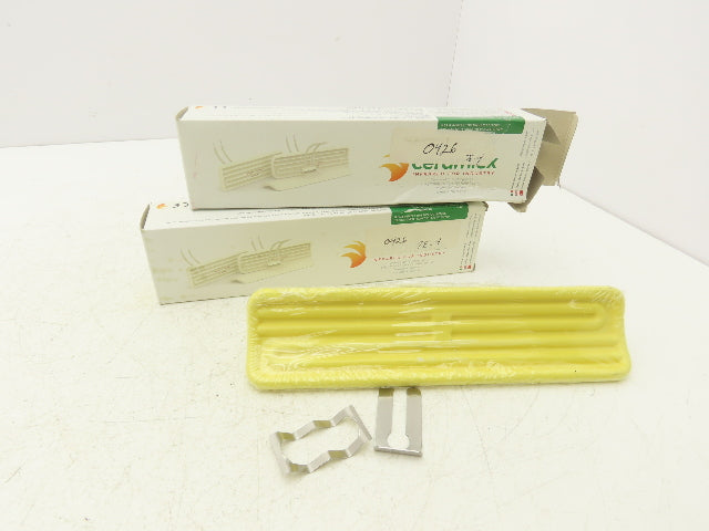 Ceramicx FTE-650W-230V YCNF Ceramic Infrared Heater Element 650W 240mm Lot of 2