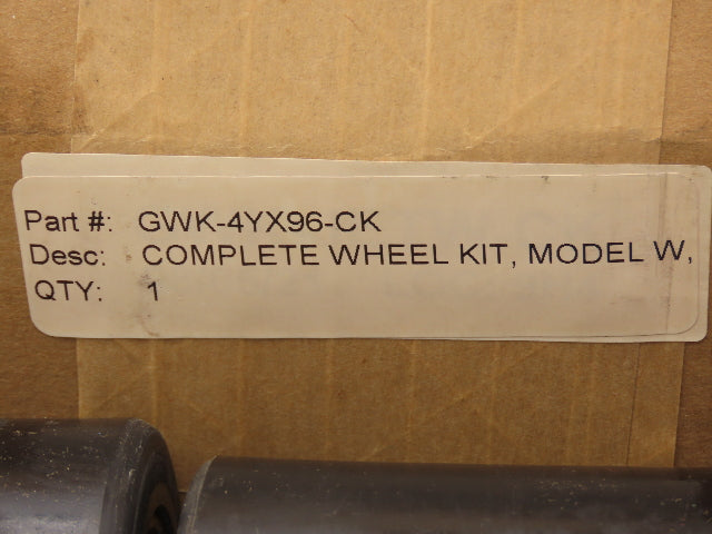 Dayton 4YX96 Load Wheel Kit Assembly With Bearings And Axles Lot of 4