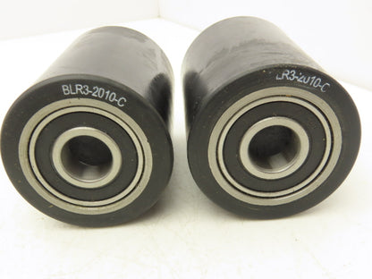 Dayton 4YX96 Load Wheel Kit Assembly With Bearings And Axles Lot of 4