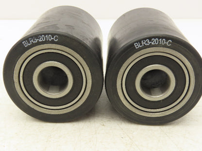 Dayton 4YX96 Load Wheel Kit Assembly With Bearings And Axles Lot of 4