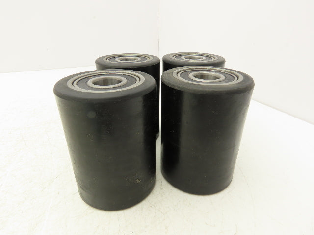 Dayton 4YX96 Load Wheel Kit Assembly With Bearings And Axles Lot of 4