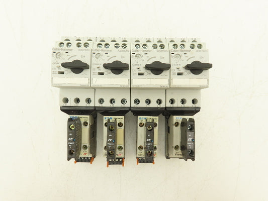 Eaton Cutler Hammer A307MN Circuit Breaker 3P Manual Motor Starter 2A Lot of 4