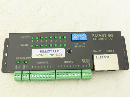 Hilmot 5732P PNP v8.24 Roller Conveyor I/O Module SMART 3G Ethernet PLC 24V MDR