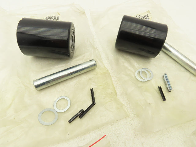 Dayton 46G276 Lift Wheel Kit Assembly w/Bearings & Axles 3-5/8" x 3" Lot of 4