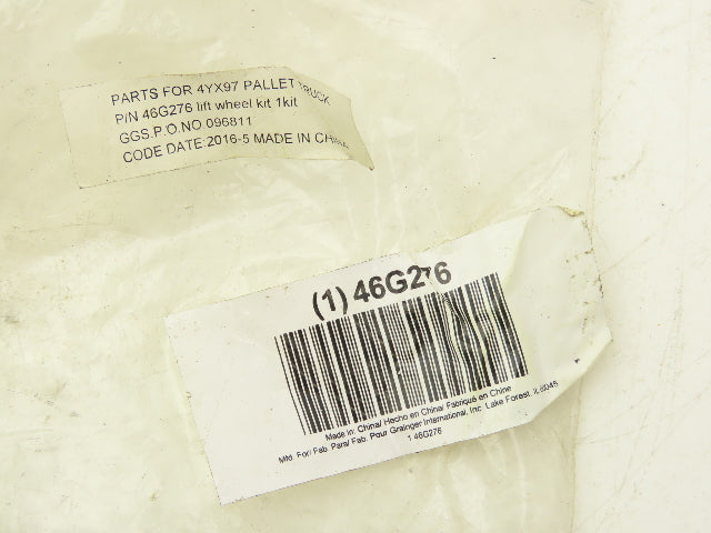 Dayton 46G276 Lift Wheel Kit Assembly w/Bearings & Axles 3-5/8" x 3" Lot of 4