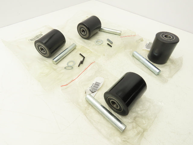 Dayton 46G276 Lift Wheel Kit Assembly w/Bearings & Axles 3-5/8" x 3" Lot of 4