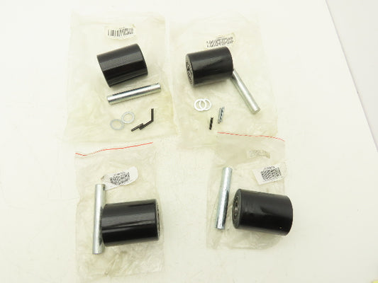 Dayton 46G276 Lift Wheel Kit Assembly w/Bearings & Axles 3-5/8" x 3" Lot of 4