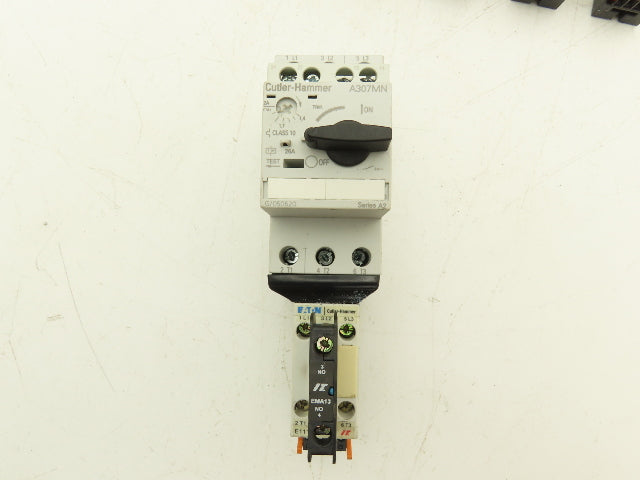 Eaton Cutler Hammer A307MN Circuit Breaker 3P Manual Motor Starter 2A Lot of 6