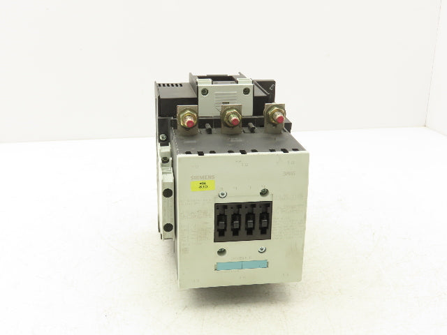 Siemens 3RT1055-6AF36 Motor Starter Contactor 150Hp 185A 1000V 3 Pole 120V Coil