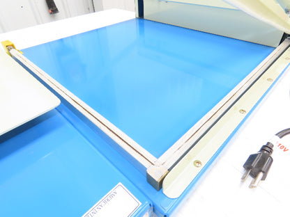Uline H-2378 18"x 18" Deluxe L-Bar Sealer Heat Shrink Film 1000W 115V AIE-1818L