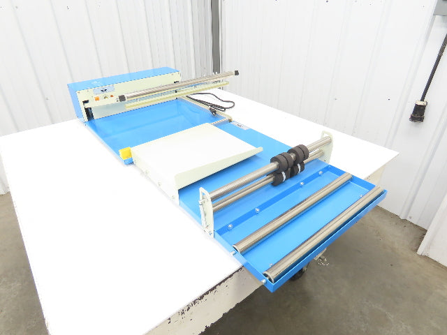 Uline H-2378 18"x 18" Deluxe L-Bar Sealer Heat Shrink Film 1000W 115V AIE-1818L