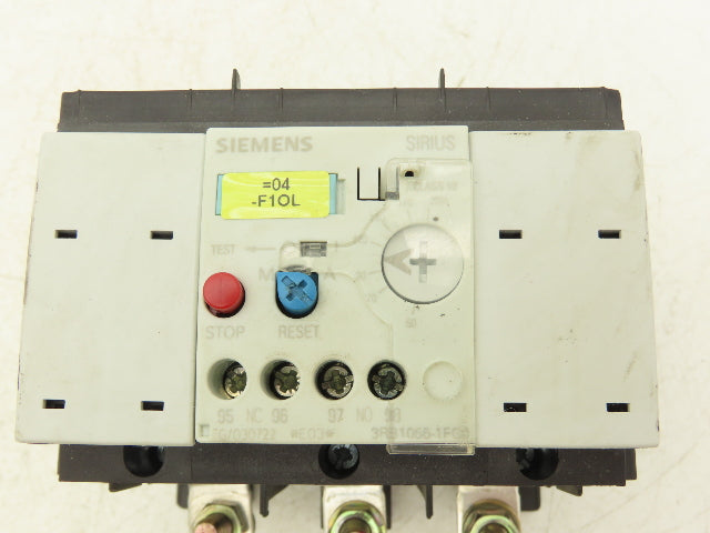 Siemens 3RB1056-1FG0 Solid-State Motor Protection Overload Relay 50-200A Size S6