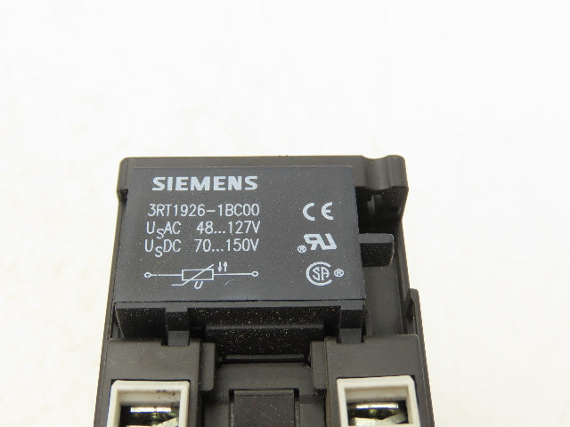Siemens 3ZX1012-0RT02-1AA1 Motor Starter Contactor 20Hp 690V 120V Coil Lot Of 3