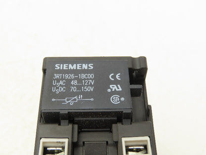 Siemens 3ZX1012-0RT02-1AA1 Motor Starter Contactor 20Hp 690V 120V Coil Lot Of 3